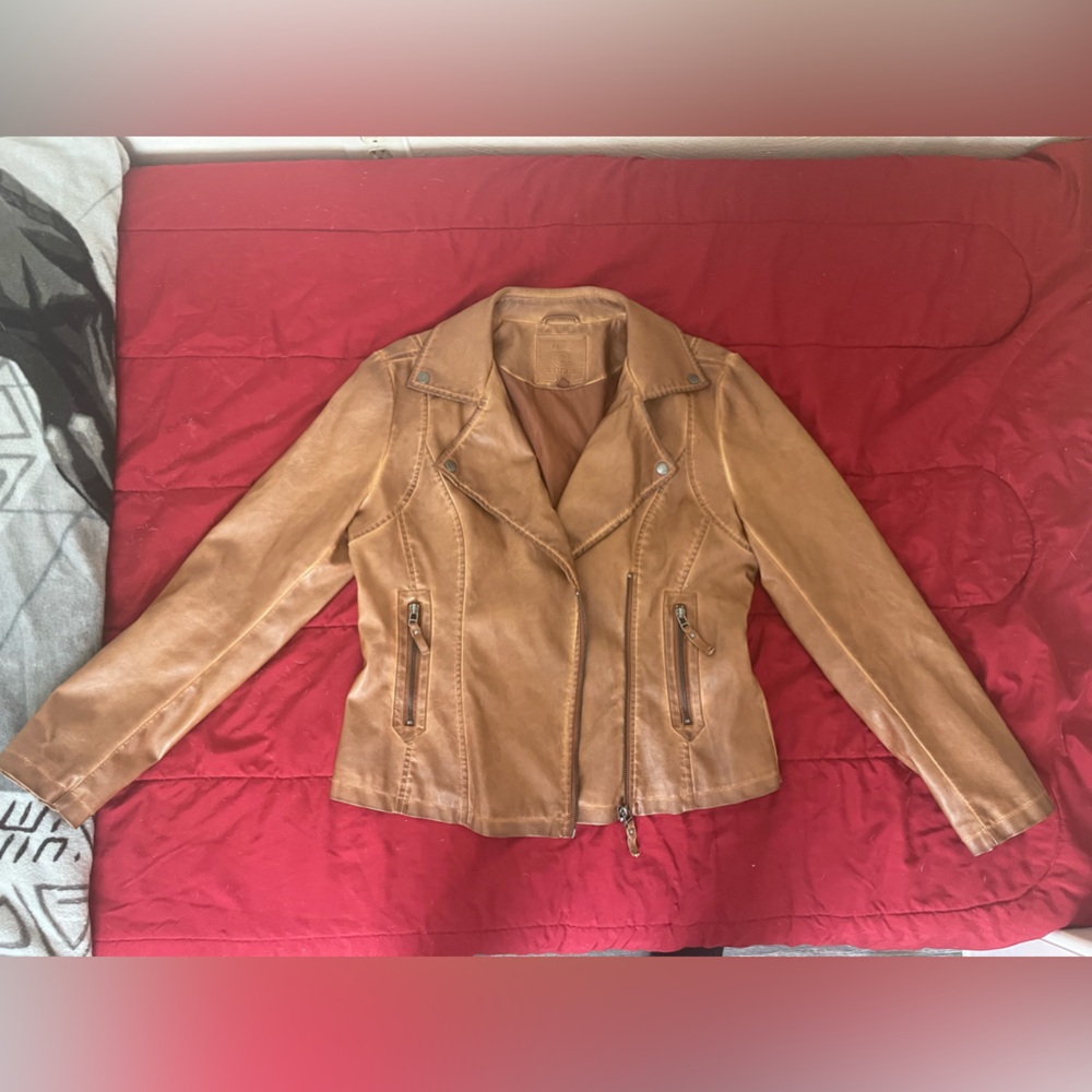 Max Studio Leather Jacket